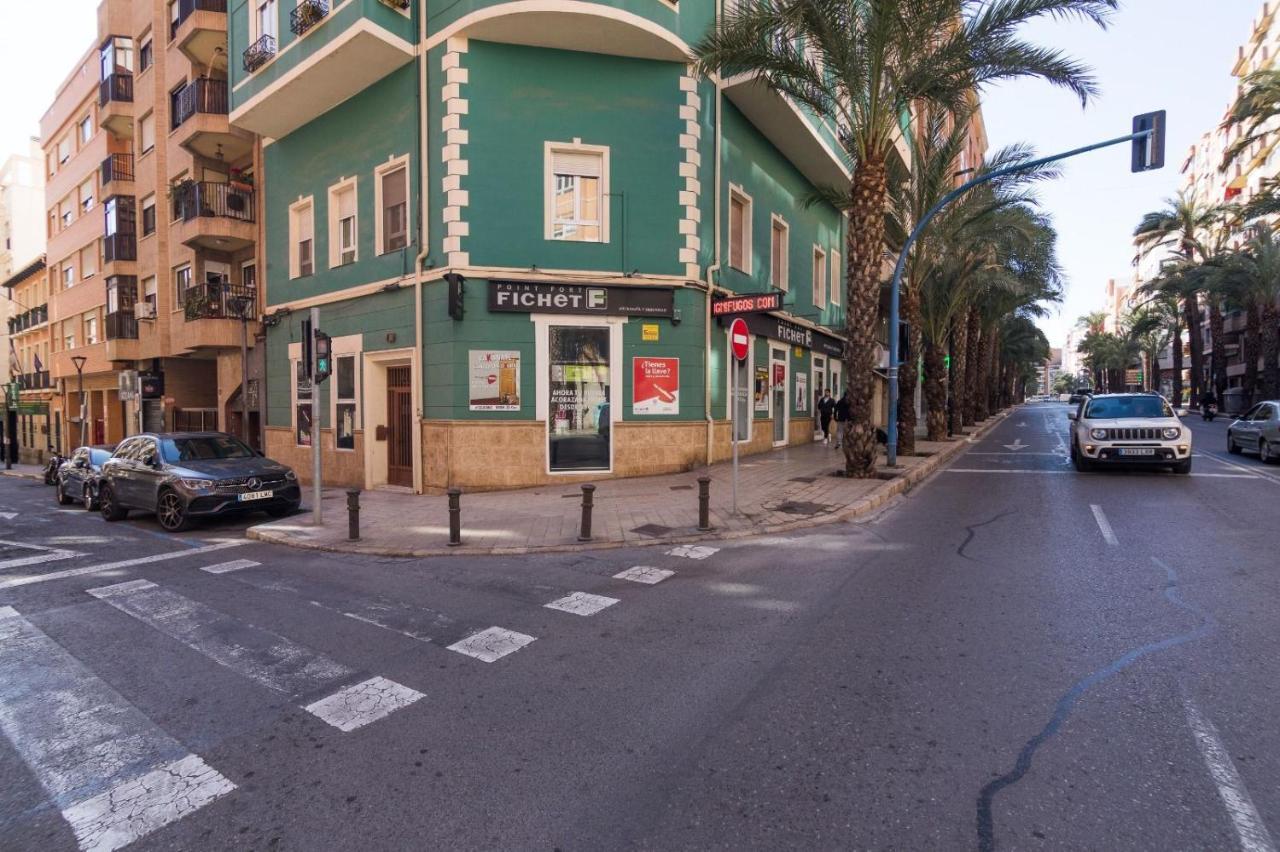 Hb Apartments - Apartamento Plaza Luceros Playa Alicante Loft Com Exterior foto